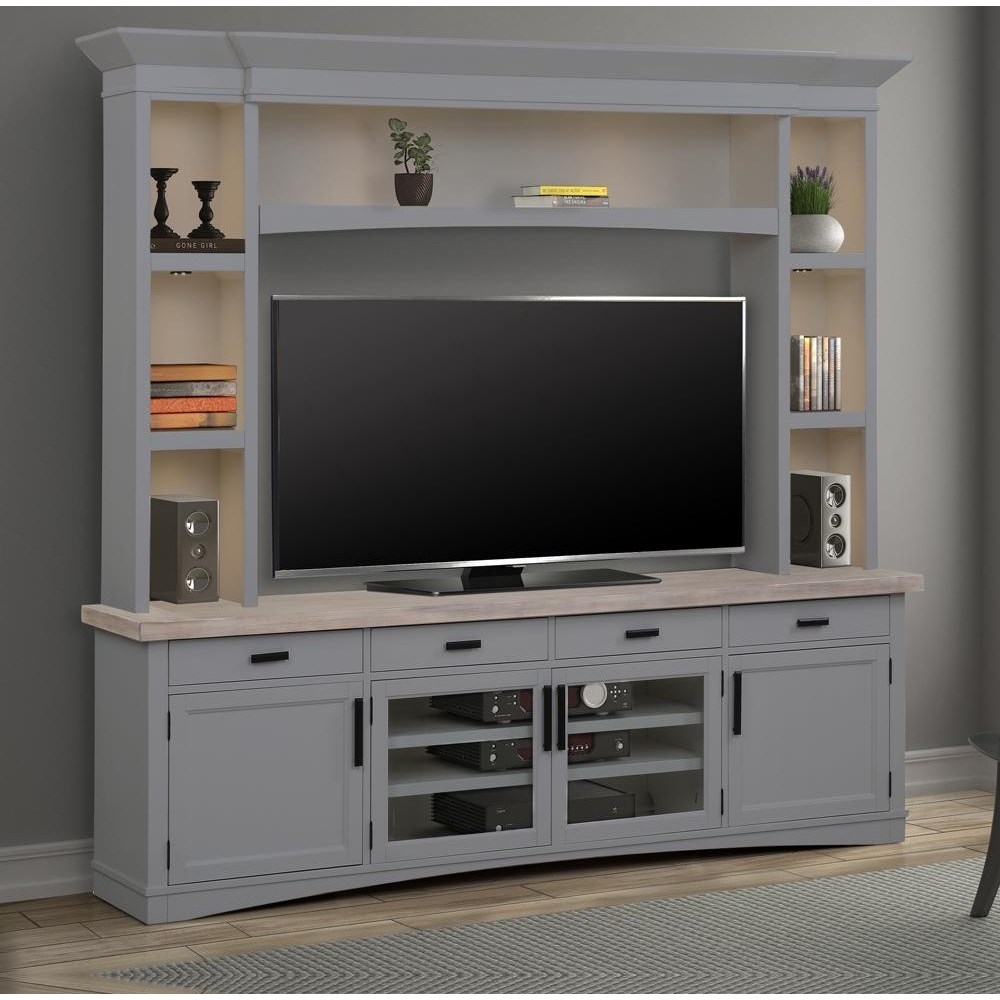 Americana modern dove workstation store with led light